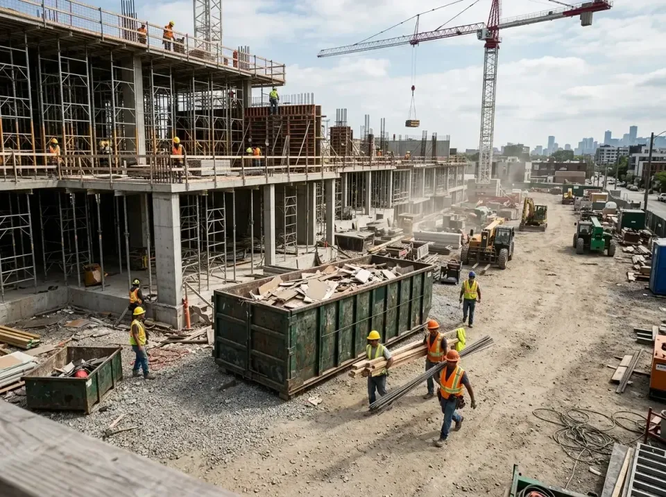 commercial-construction-site-w-002 — frequently asked questions, Low Cost Construction Dumpster Rental in Sunbury, OH